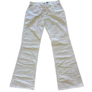 Womens Pants Size 8 Tan Corduroy Work Wear Low Rise Flare Casual Classic Retro